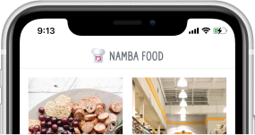 Namba Food: Food and Grocery Delivery App for Iphone.