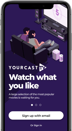 OTT-like Online Video Streaming Platform App.